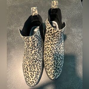 Dolce Vita Leopard Ankle Boots